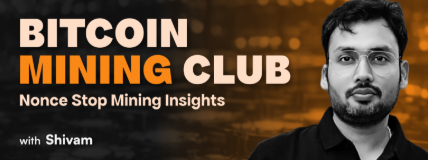 Join us today (26-Nov-2025) at 8 PM IST for Bitcoin Mining Club

Tonight, we will dive deeper into the fundamentals of Bitcoin mining hardware that we use

Topics include:-
What is bitcoin node? (Full node, Pruned node, SPV, etc)
How to setup your first bitcoin node, energy