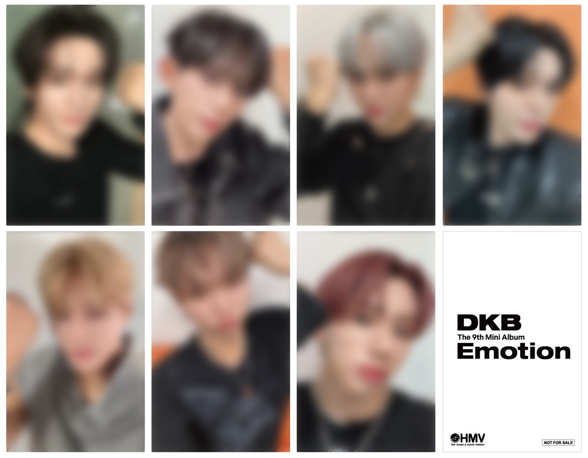 EVENT] DKB the 9th Mini Album 『𝗘𝗺𝗼𝘁𝗶𝗼𝗻』 🔖団体サイン会