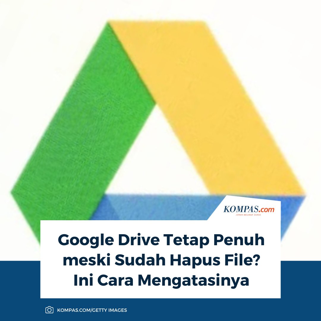 kompascom's tweet image. Penyimpanan Google Drive penuh padahal sudah hapus berkas? Ini rahasia berkas &apos;Sampah&apos; yang masih memakan kuota.

Baca di sini: tekno.kompas.com/read/2025/10/1…

~TR #GoogleDrive #PenyimpananPenuh