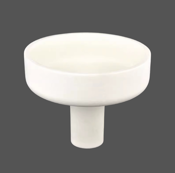 YY1989MAX's tweet image. CeramXpert's Alumina Corundum Funnel (99% Al₂O₃) offers excellent thermal stability up to 1600°C. Ideal for high-temp material handling, powder transfer, and industrial applications. Pre-dry before use and avoid direct flame.#HighTemperature #CeramicProducts