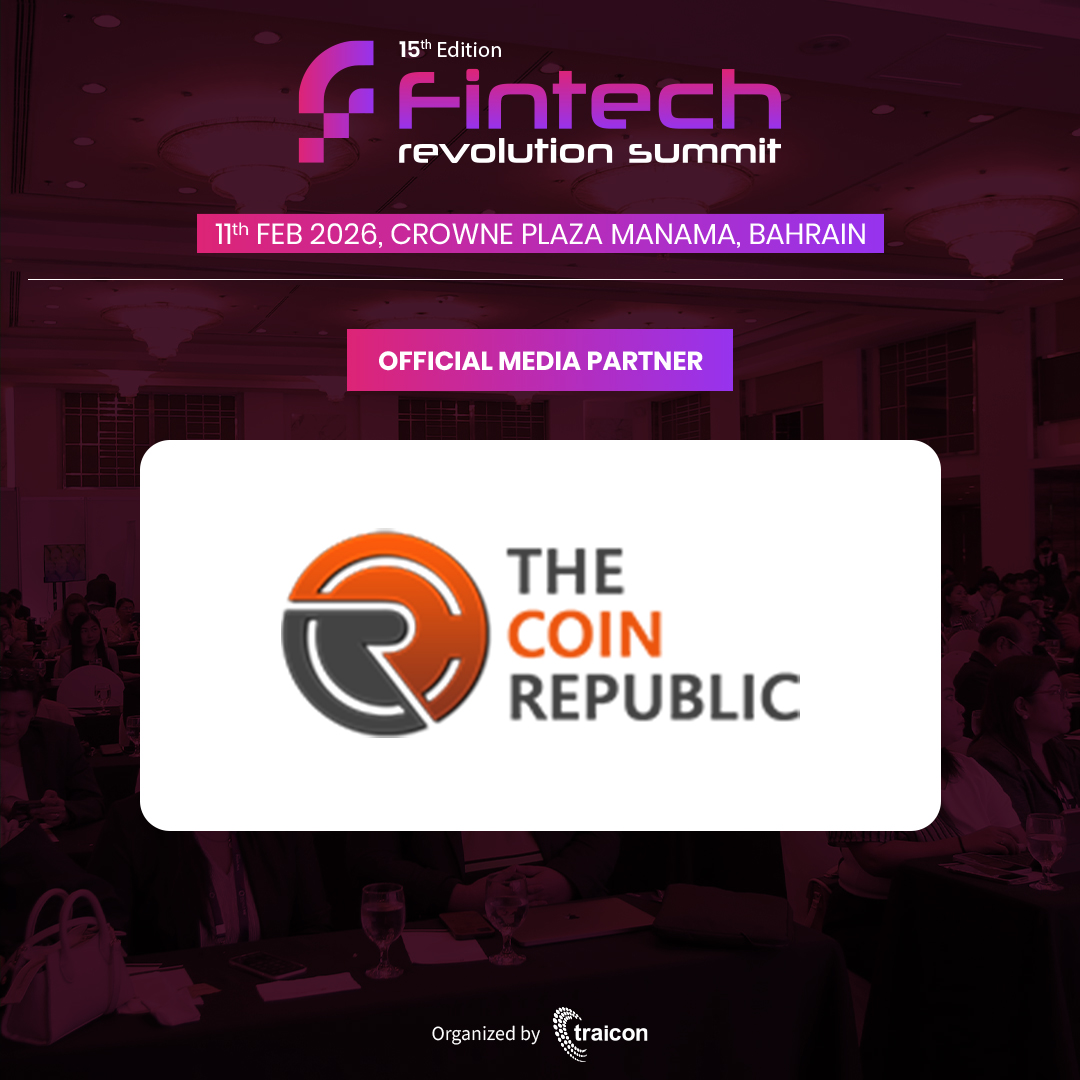 We are excited to announce The Coin Republic as an Official Media Partner for the Fintech Revolution Summit (FRS) Bahrain 2026! 📰

📅 11th February 2026 
📍 CROWNE PLAZA MANAMA, BAHRAIN 
🌐 fintechrevolutionseries.com/bahrain/

#traicon #traiconevents #TheCoinRepublic #FRSBahrain #Fintech