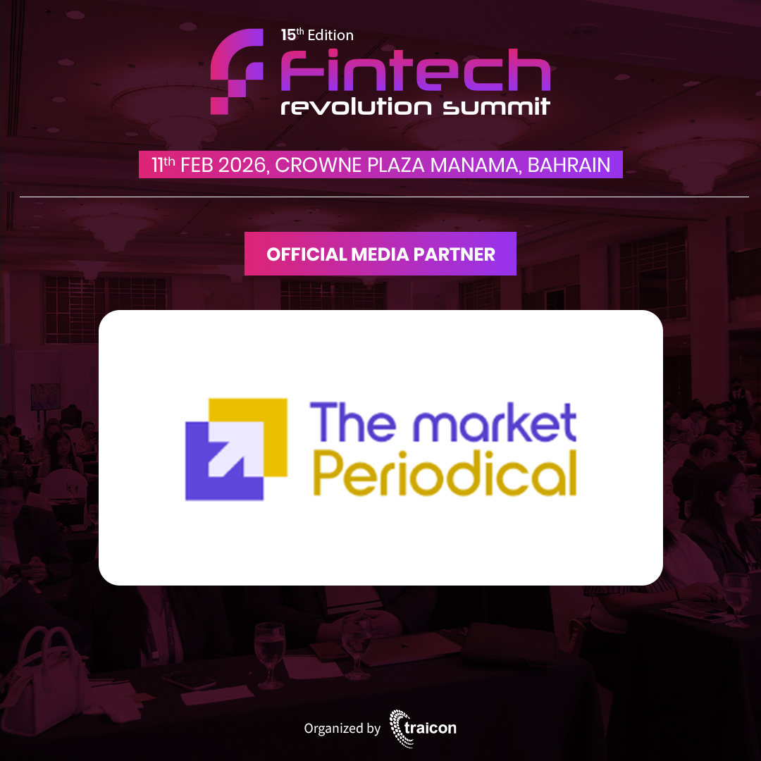 We are excited to announce The Market Periodical as an Official Media Partner for the Fintech Revolution Summit Bahrain 2026! 📈

📅 11th February 2026 
📍 CROWNE PLAZA MANAMA, BAHRAIN 
🌐 fintechrevolutionseries.com/bahrain/

#traicon #traiconevents #TheMarketPeriodical #FRSBahrain #Fintech