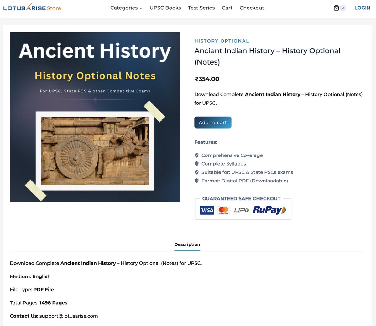 Lotus_Arise's tweet image. Ancient Indian History – #HistoryOptionalNotes (#UPSC Mains)

Complete PDF Download | 1498 Pages | LotusArise Premium Notes

store.lotusarise.com/product/ancien…