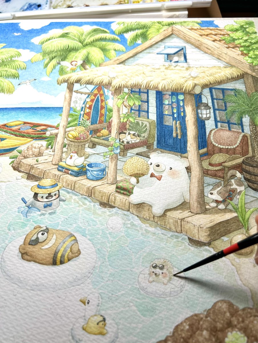 ちっぷ@塗り絵新刊 (@stkumachip) / Posts / X