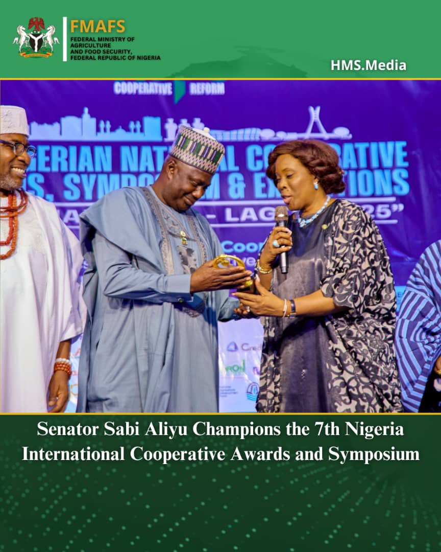 We remain committed to advancing Mr. President <a href="/officialABAT/">Bola Ahmed Tinubu</a> agenda to reform and revamp the cooperative sector. This award not only strengthens our resolve but also affirms the value of our cooperative societies as we continue building a more transparent, innovative system.
