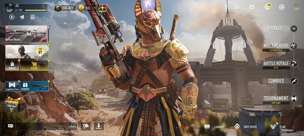 Enki47Ea's tweet image. Loaded up @CCsLegacy with 500cp #codm 🐦‍⬛