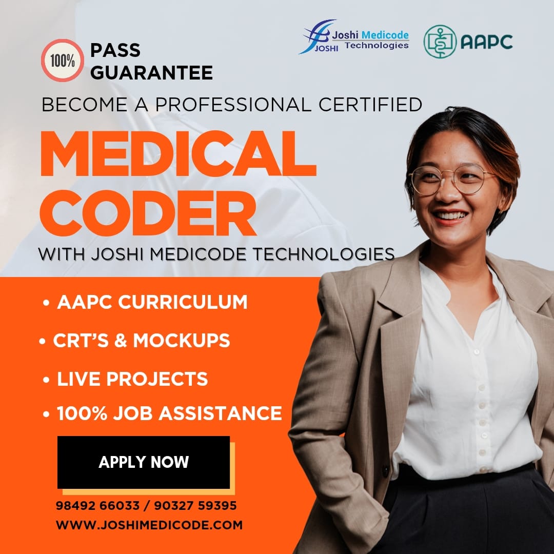 joshimedicode's tweet image. Become a professional certified Medical Coder with @joshimedicode1 Technologies and unlock global career opportunities in healthcare! 
Expert training, real-time practice &amp;amp; certification support to help you succeed!

#MedicalCoding #CertifiedMedicalCoder…