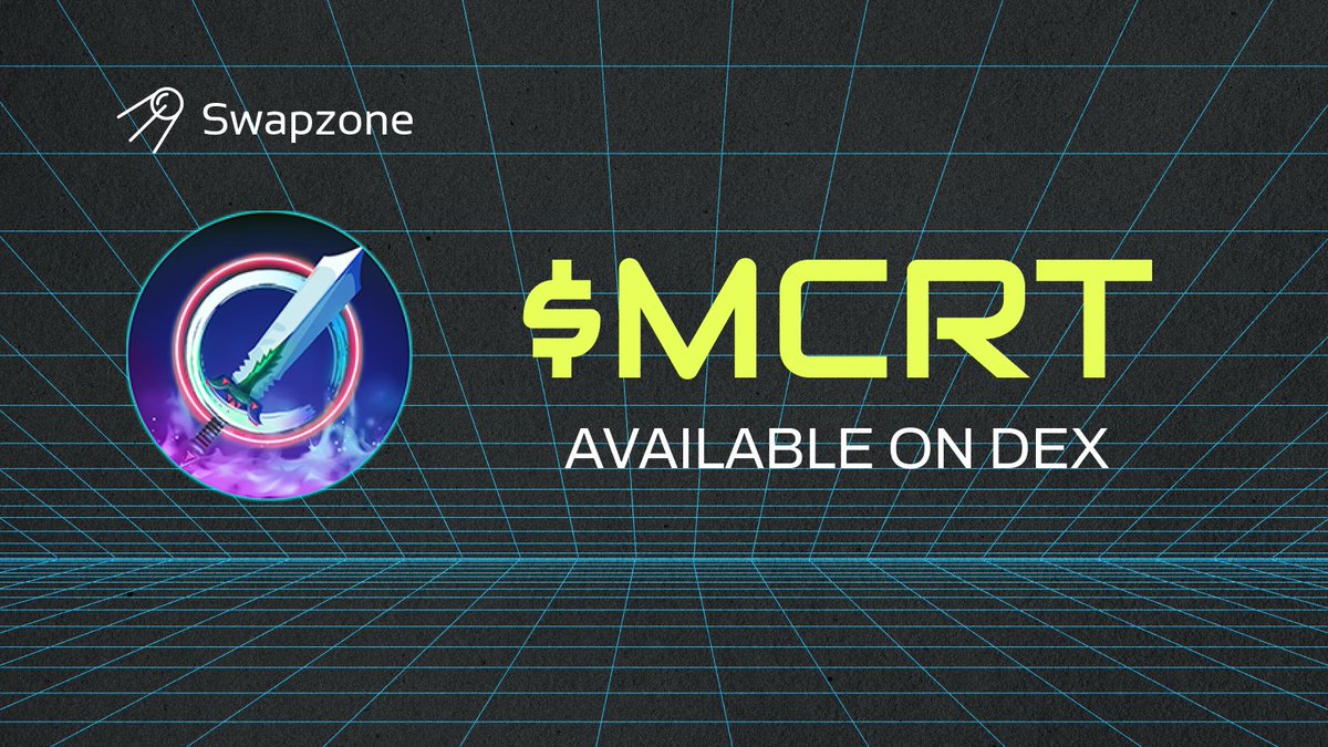 Swapzone_io's tweet image. 🚨 $MCRT is live on Swapzone DEX! ⚡️

Swap, stake, and power up in MagicCraft, the Web3 MOBA where wins earn tokens and pledging (30 days–5 years) boosts your rewards.

💎 Instant DEX swaps – get $MCRT fast, no middlemen
💎 Stake &amp;amp; Pledge = in-game bonuses &amp;amp; influence
💎 BEP‑20…