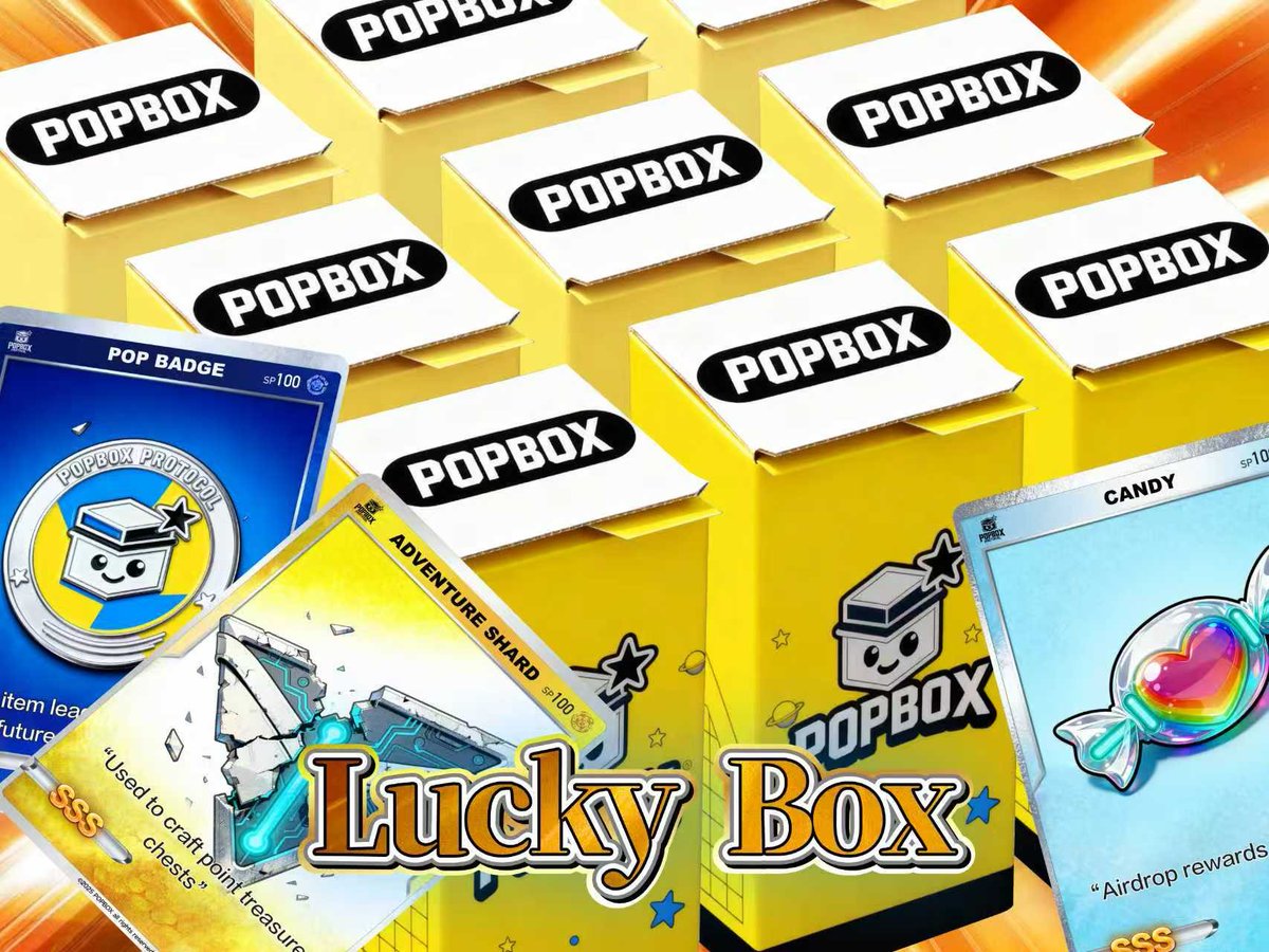POPBOX_RWA's tweet image. Daily Lucky Boxes — don’t forget to claim yours, and they’re FREE! 🔥

👉Link: popboxrwa.com/blind-detail?i…
Early collectors can earn rewards, and every box you open adds long-term value to your collection.👀

✨Ready to secure your spot in the #POPBOX Protocol?