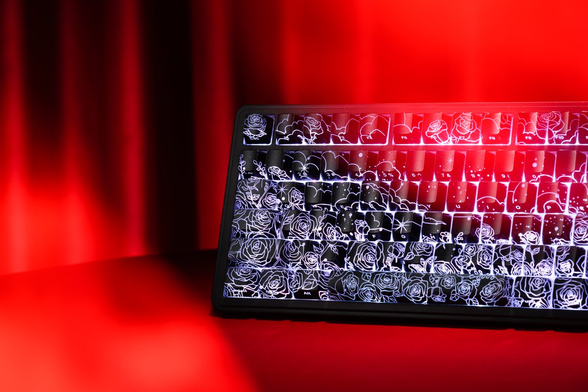 🌹✨ Coming Soon: The XVX Rose Theme Pattern Shine-through IMD-Tech Keycaps Set ✨🌹

Inspired by the enchanting rose of The Little Prince, our upcoming Rose Theme Keycaps will bring a touch of elegance and magic to your desk.
#xvx #keycap #desksetup