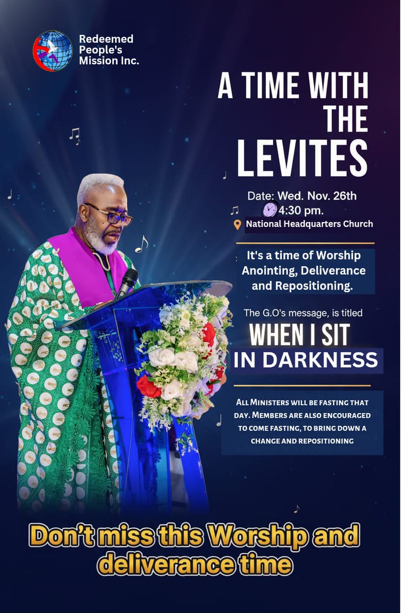RPMhqs's tweet image. The wait is over, and so is your season of sitting in darkness. 
💃🕺🏽👯💃🕺🏽👯💃👯🕺🏽💃🕺🏽👯💃

Join us by 4:30 pm today as God&apos;s servant, Rev. N. C. Thompson dishes timeless truths that will position you for the next level. 😃💯
#Repositioning #NextLevel #AnointingService #RPMhqs