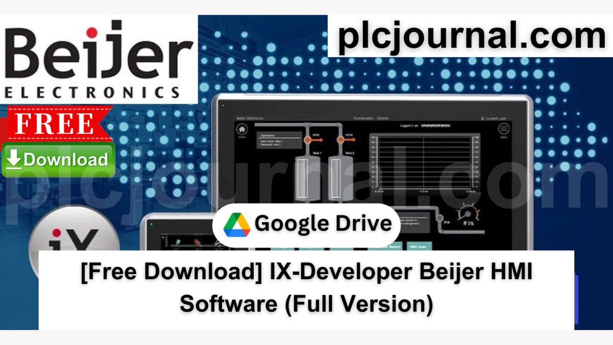plcjournal's tweet image. Beijer iX-Developer – Full Version Free Download
Industrial HMI design is now easier, faster and with a premium UI
Using this software you can. #beijer #ixdeveloper #hmisoftware #plcjournal #plcsoftware #automation