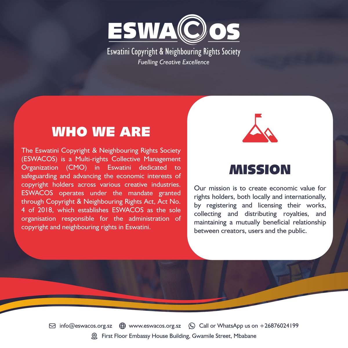 Eswatini Copyright and Neighbouring Rights Society tweet media