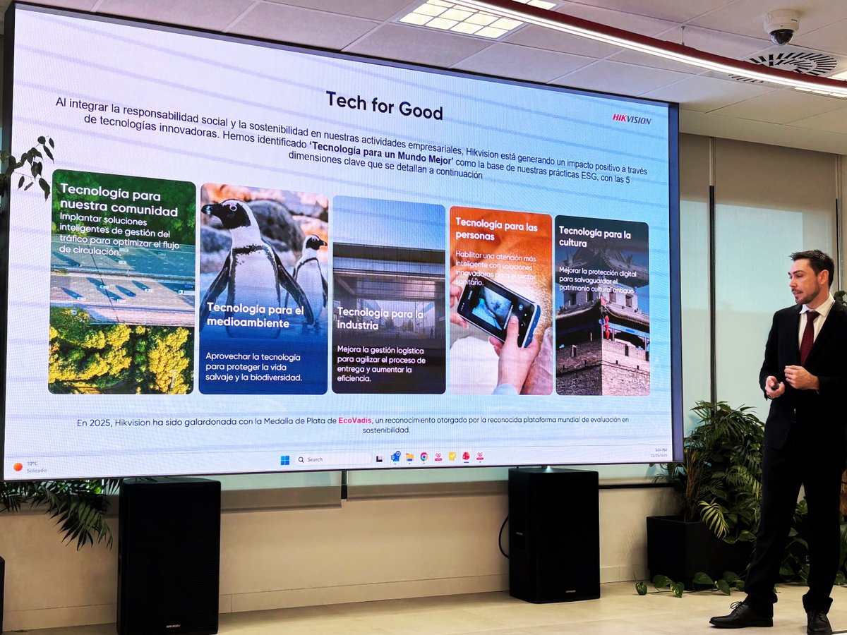 securimport's tweet photo. ✨ ¡Gracias a Hikvision Iberia por invitarnos a inaugurar sus nuevas oficinas en Madrid! Una jornada increíble viviendo su showroom 🚪 y sus innovaciones en seguridad. Un evento que refuerza nuestra colaboración 🤝. ¡Gracias por abrirnos las puertas a su futuro tecnológico! 🚀 https://t.co/tTTHB4JZAr