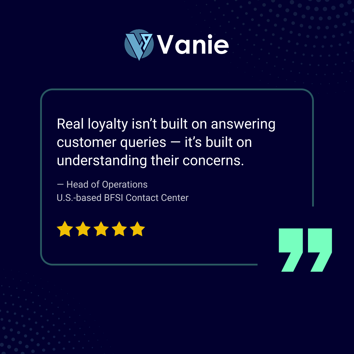 Vanie_AI's tweet image. Every hesitation or pause is a hidden insight.

Vanie tracks sentiment in real-time and helps your team act on what matters.

Move from listening to understanding.
vanie.ai/products/busin…

#cxtransformation #callcentersolutions #aianalytics #voiceai #customercare #vanieai