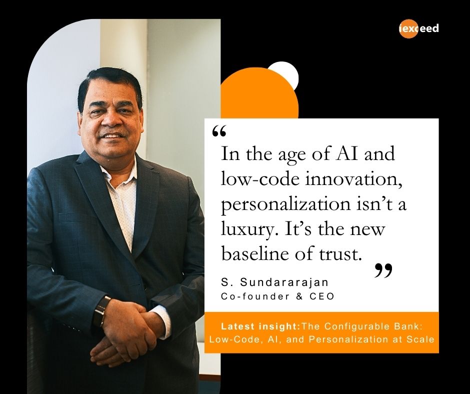 iexceedltd's tweet image. The future of banking isn&apos;t just digital - it&apos;s configurable.
i-exceed CEO @sssundar01&apos;s latest article in @ExpComputer explores how banks are shifting from rigid infrastructure to adaptive systems.

Read the full take: expresscomputer.in/guest-blogs/th…

#thoughtleader #banking #fintech