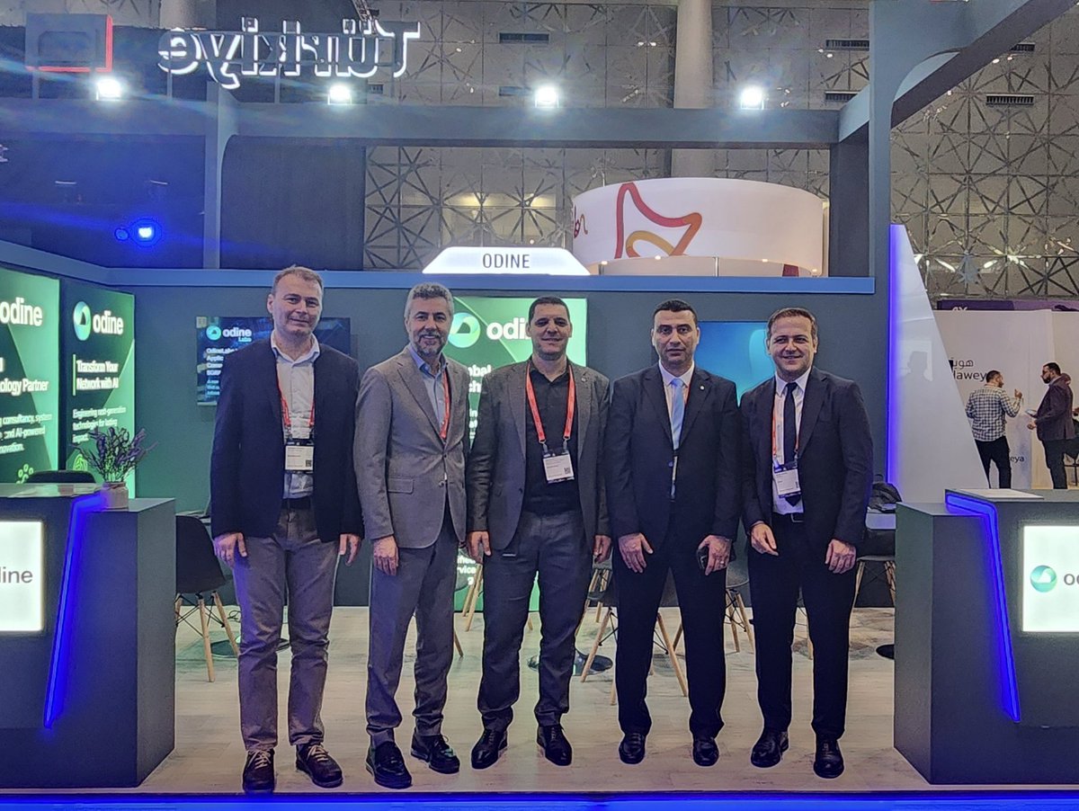 Doha'da gerçekleşmekte olan, Mobile World Congress 2025 fuarının ikinci gününde; Ooredoo Group Associate Director, Cloud &amp; Networks Applications - Anis Souissi' yi standımızda ağırlamaktan memnuniyet duyduk.
<a href="/GSMA/">GSMA</a> <a href="/MWCHub/">MWC</a> <a href="/ooredoo/">Ooredoo Group</a>

Odine hakkında daha fazla bilgi için →