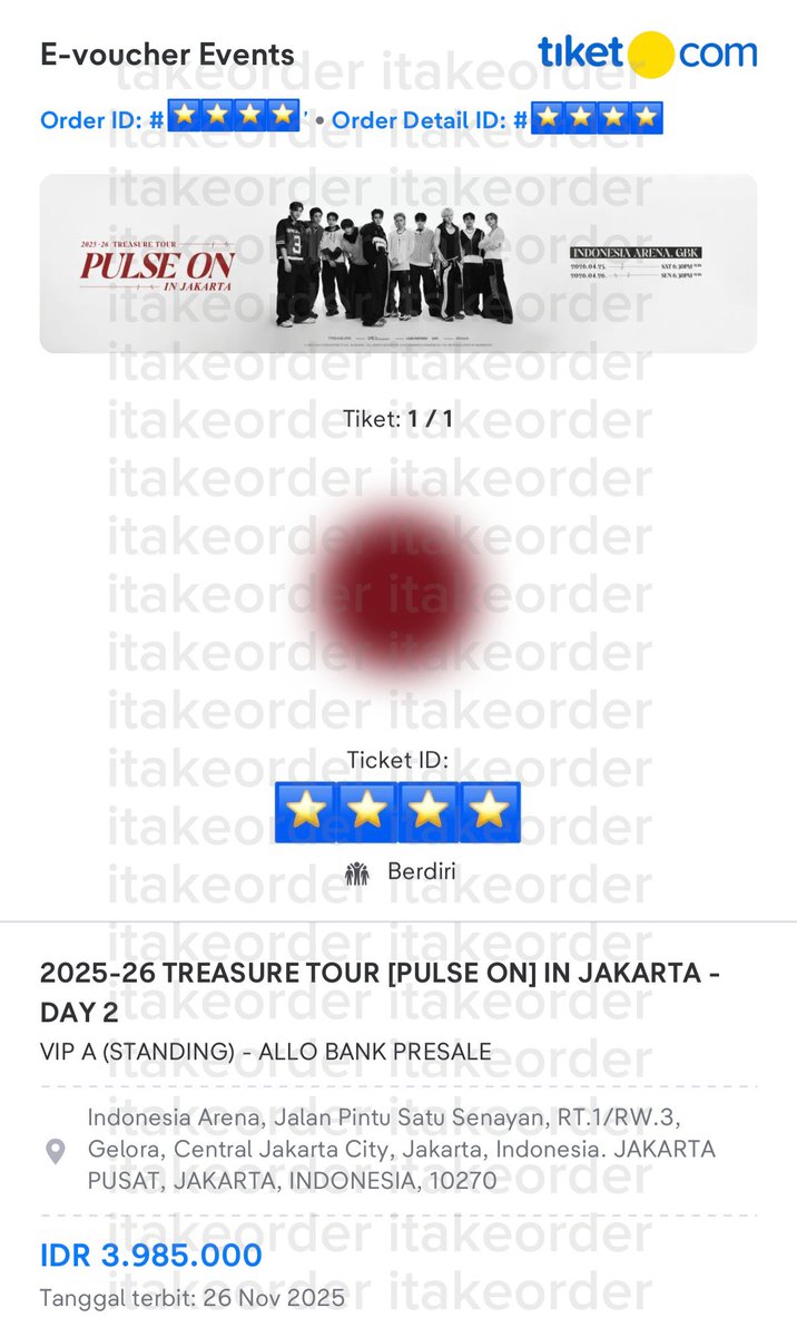 itakeorder's tweet photo. #itake_testimonies secured treasure pulse on in jakarta vip a for allo bank presale day 2 https://t.co/nlbnHS91vp