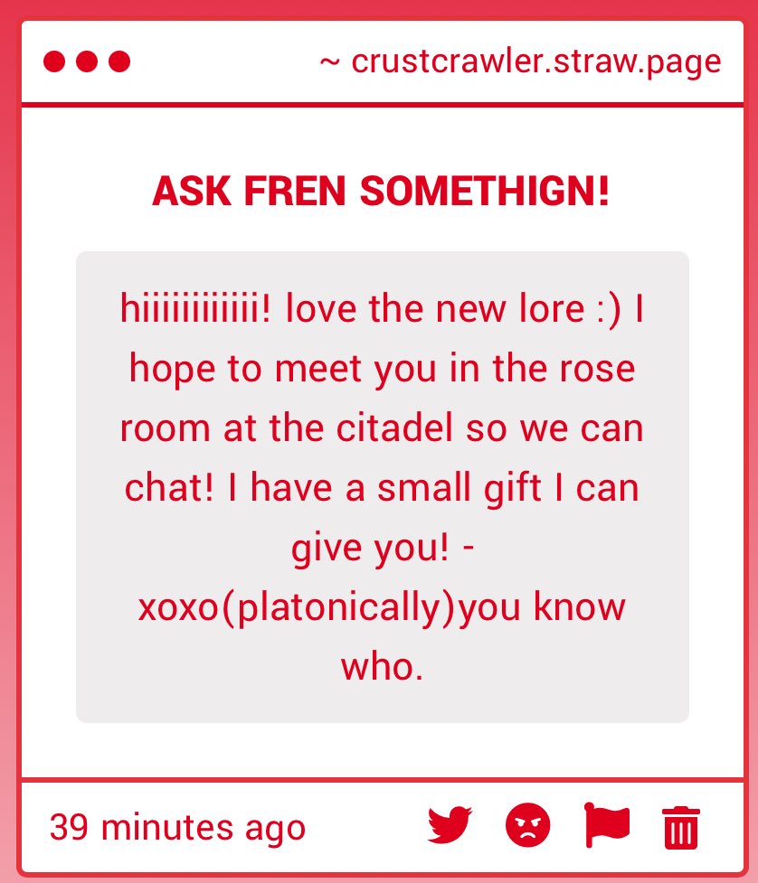 CrustCrawler's tweet image. I… i will… but umm… who is this