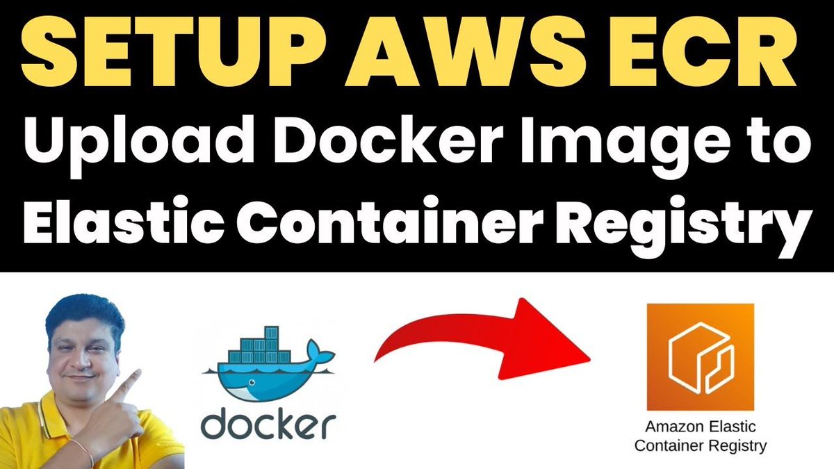codeonedigest's tweet image. Create AWS Elastic Container Registry | Upload Docker Image to Amazon ECR Using AWS CLI
youtu.be/bhAef7pkwFs

#AWS #AmazonECR #ElasticContainerRegistry #Docker
