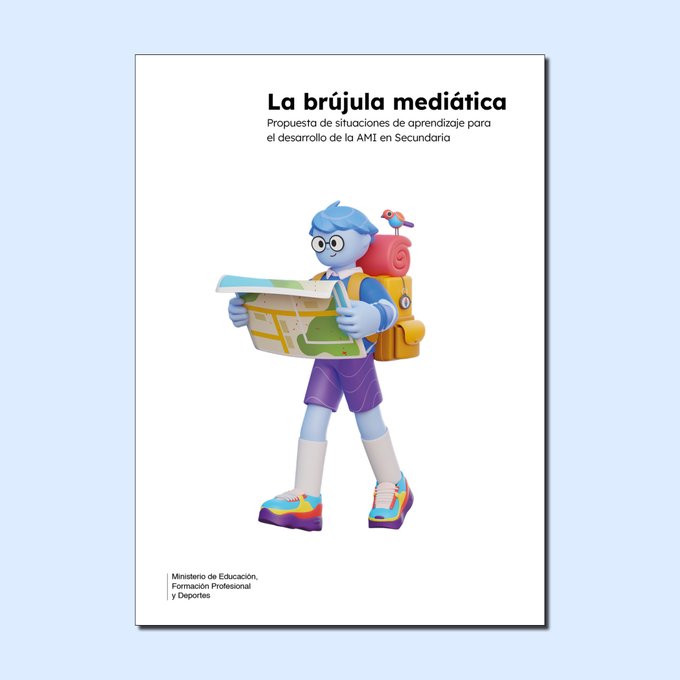 leeres's tweet photo. 🔎¿Conoces las propuestas didácticas del proyecto #LaBrújulaMediática para trabajar la alfabetización mediática e informacional?

🗣️Dirigido a docentes que quieren incorporar el análisis de medios en sus clases

ℹ️Más información en: https://t.co/tQUz54kEvA https://t.co/bLNUdJCsSR
