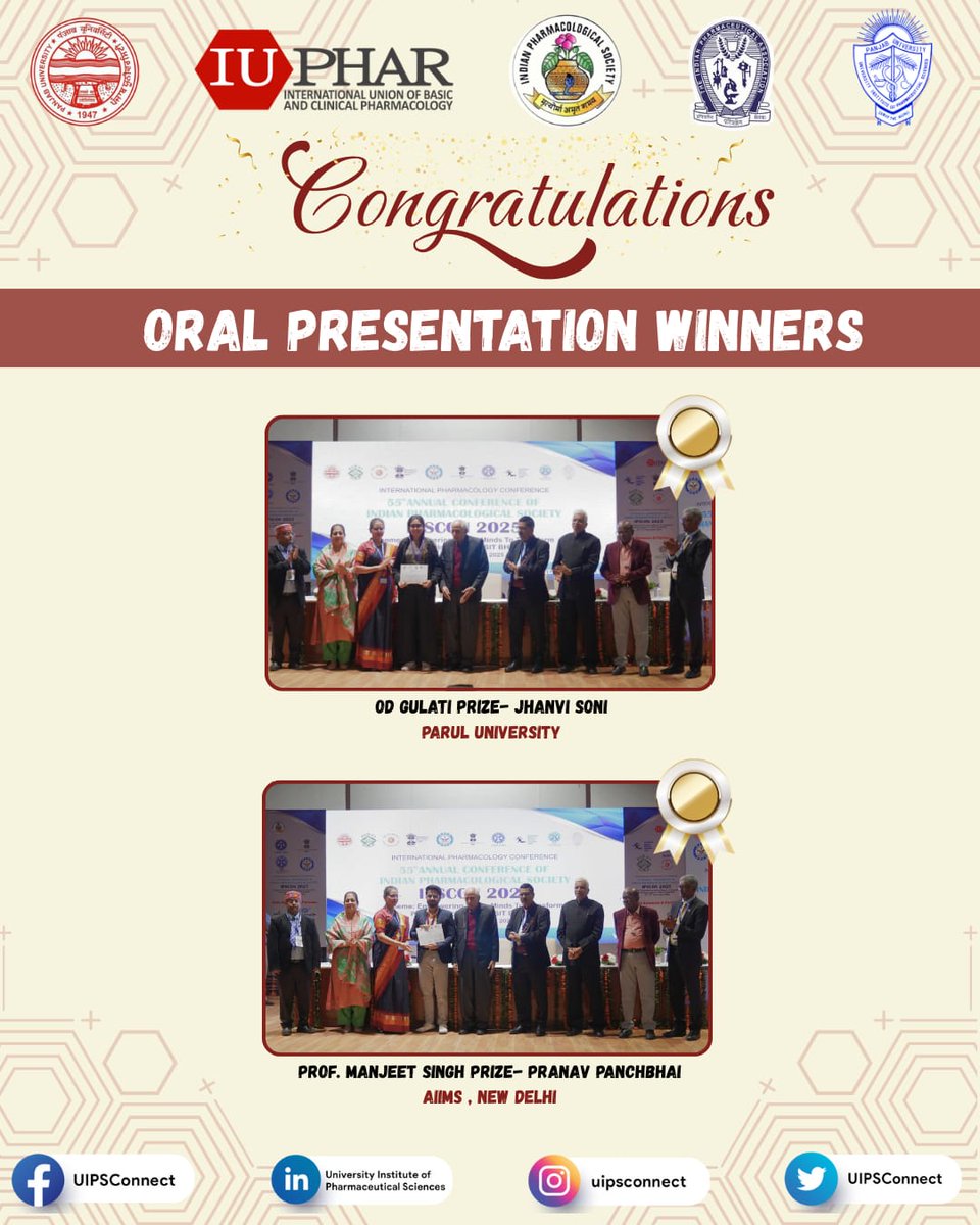 UIPSconnect's tweet image. #panjabuniversity #puchd #uips #ipscon #valedictory #award #giver #ceremony #congratulations