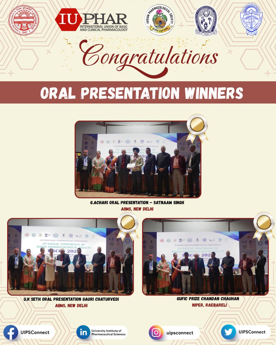 UIPSconnect's tweet image. #panjabuniversity #puchd #uips #ipscon #valedictory #award #giver #ceremony #congratulations