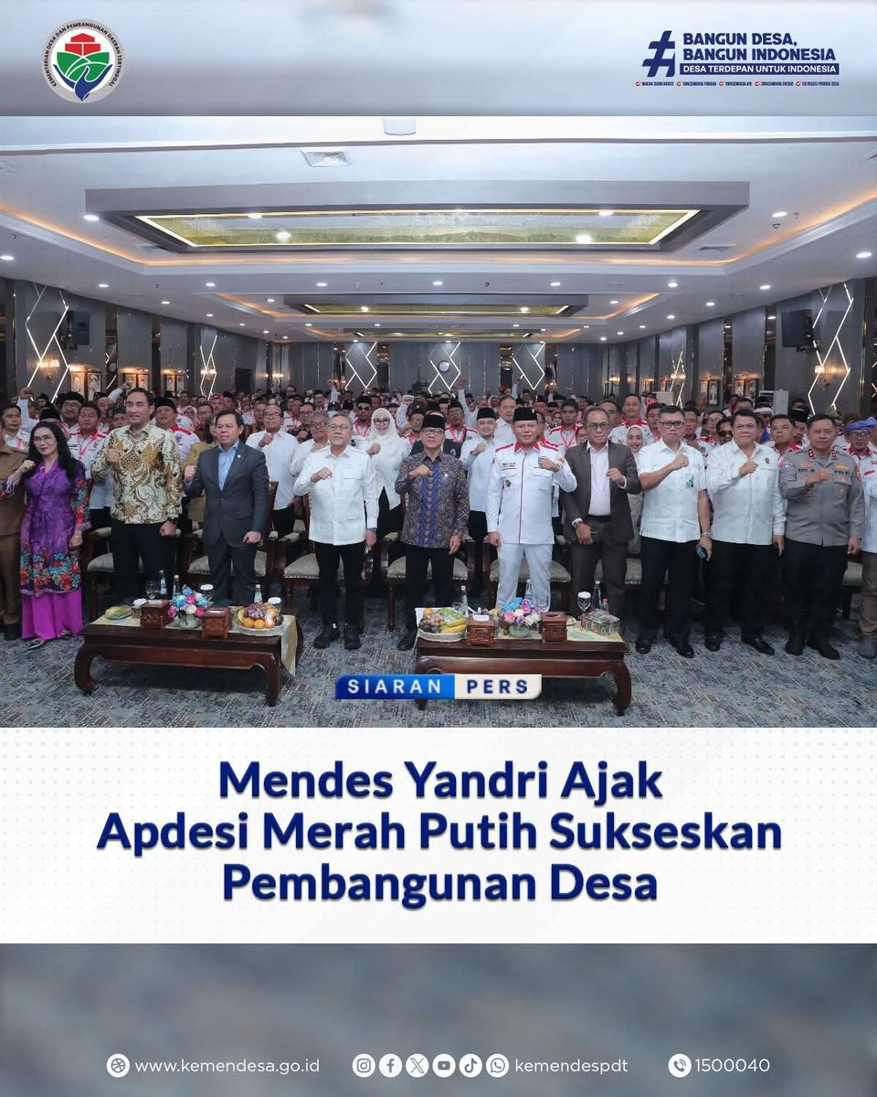 Menteri Desa, Yandri Susanto raih penghargaan tokoh pengembangan potensi desa berbasis inovasi detikcom awards 2025
#YandriSusantoInovator
#PenghargaanDetikcomAwards
#PotensiDesaBerbasisInovasi
#DesaBerbasisInovasi
#PenghargaanYandriSusanto
<a href="/prabowo/">Prabowo Subianto</a>
<a href="/YandriSusanto/">Yandri Susanto</a>
<a href="/ArizaPatria/">Ariza Patria</a>