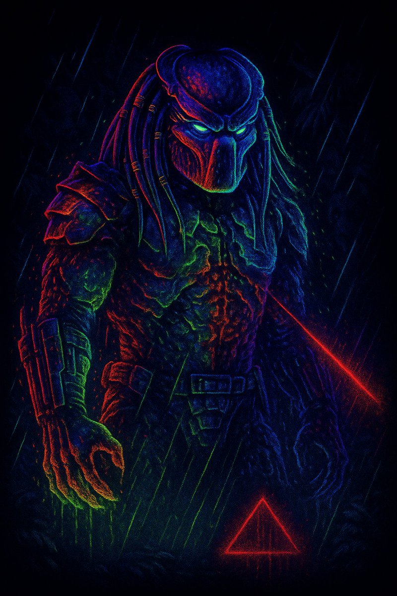 beezee08's tweet image. 🔥 THE NEON HUNTER HAS ARRIVED 🔥
This one is PURE nightmare fuel and sci-fi perfection — Predator reimagined as a living heat-map demon, flickering between realities like your camera can’t keep up.
This is NOT invisibility.
This is evolution.

💥 Thermal neon armor
💥 UV-white…
