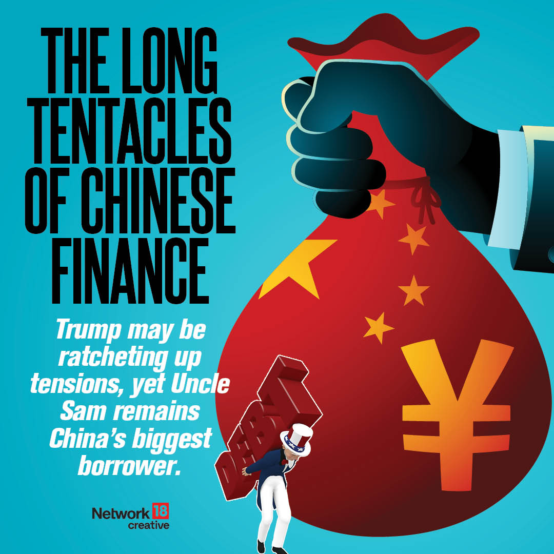 Nw18Graphics's tweet image. For the first time, a report has revealed detailed data on China’s overseas lending, and the findings are stark. Chinese loans and grants now reach nearly 200 countries. And at the top of this list sits an unexpected borrower: the United States
(1/3)
#Nw18Creatives #Nw18Graphics