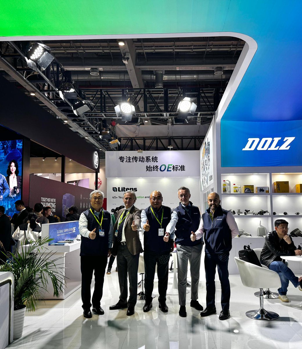 industriasdolz's tweet image. Hello @automechanika_ Shanghai! 👏
We’ve joined forces with #Litens and we’re ready to drive innovation forward, literally. Come see what next level looks like in the hashtag#aftermarket.
📍 Swing by Hall 2.1 Booth #C50 and get inspired.

#AMS25 #AutomechanikaShanghai