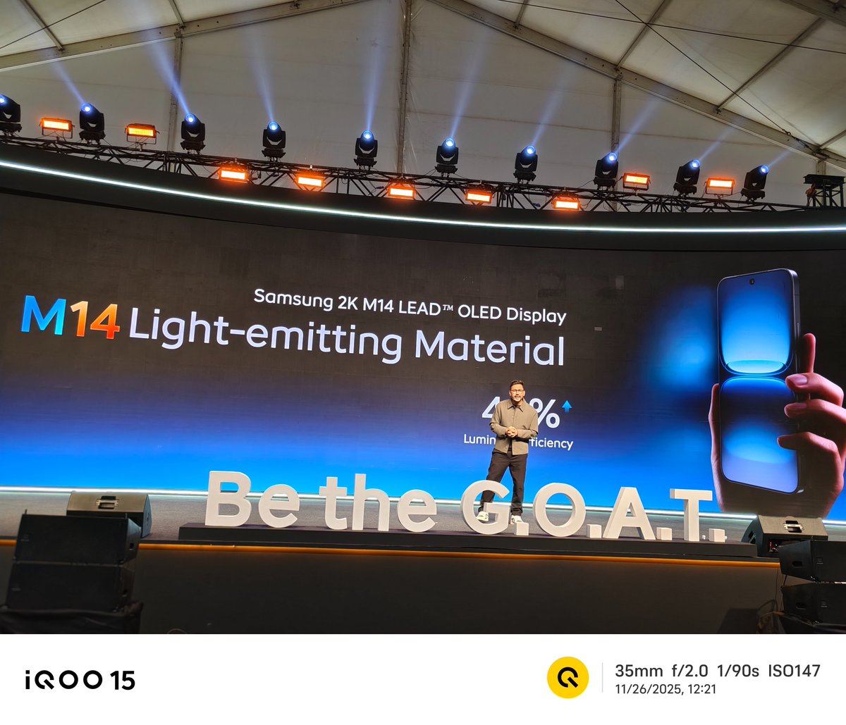 nipunmarya's tweet image. A display crafted for pure immersion. Smooth. Bright. Ultra-responsive. #iQOO15 #BeTheGOAT