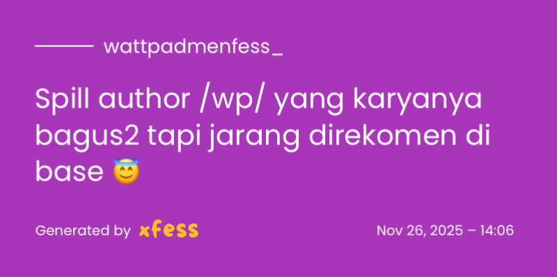 wattpadmenfess /wp/ tweet media