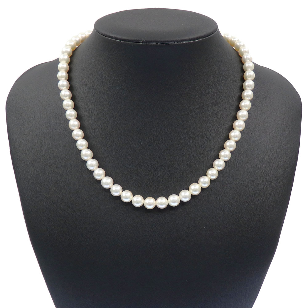 タサキ✨パールネックレス 約40cm 約7.0-7.4mm イヤリング SV 箱 タサキ✨パールネックレス 約40cm 約7.0-7.4mm イヤリング SV 箱 ✨販売中