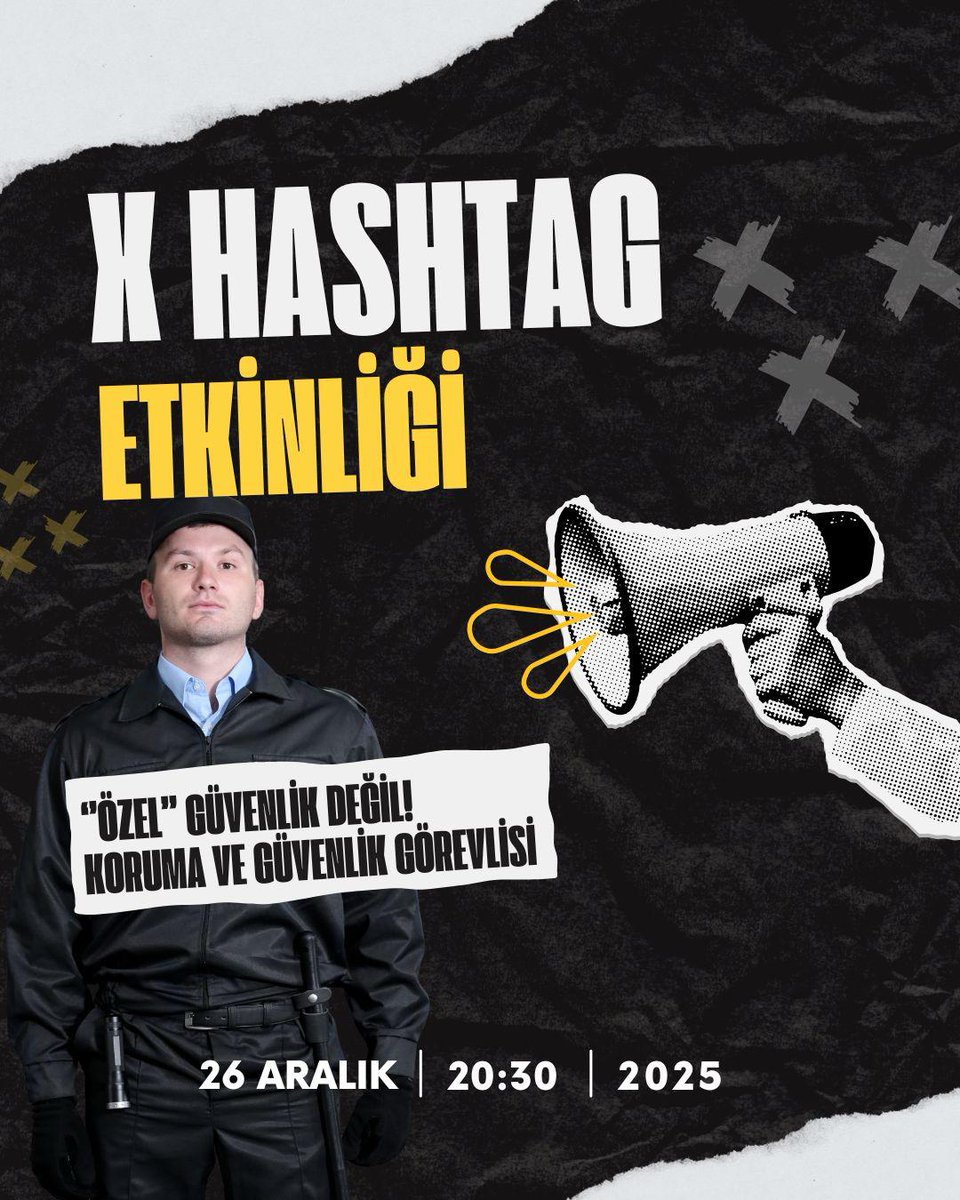 Kamuda 169.889 aktif güvenlik görevlisi görev yapmaktadır.  
Artık “özel” ibaresinin değiştirilmeleri ve kamuda görev yapan güvenlik personeline yeni, kurumsal bir üniforma tasarlanması için birlikte harekete geçiyoruz.

Bu akşam ve önümüzdeki haftalarda, Memur ve işçi