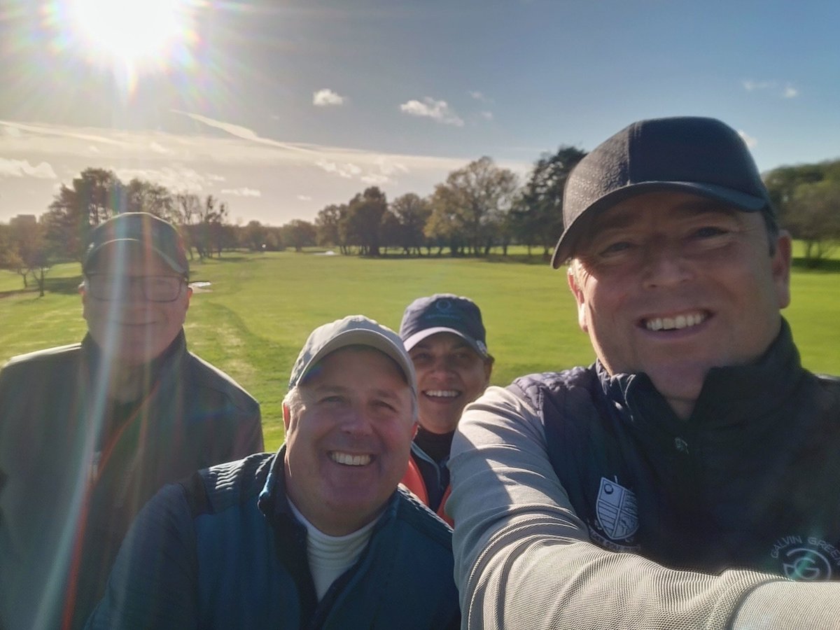 Cross Country challenge proved how much fun you can have whilst off piste! ⛳️ 
The winners with a fantastic team score of 48.94 were Richard Howell, Dan Bellis, Deepak Manghnani &amp; Peter Berring 🏆 
Runners up with 49.46 Neil Lombard, Chris Peake, Myckala Bellis &amp; Mark Sampson.