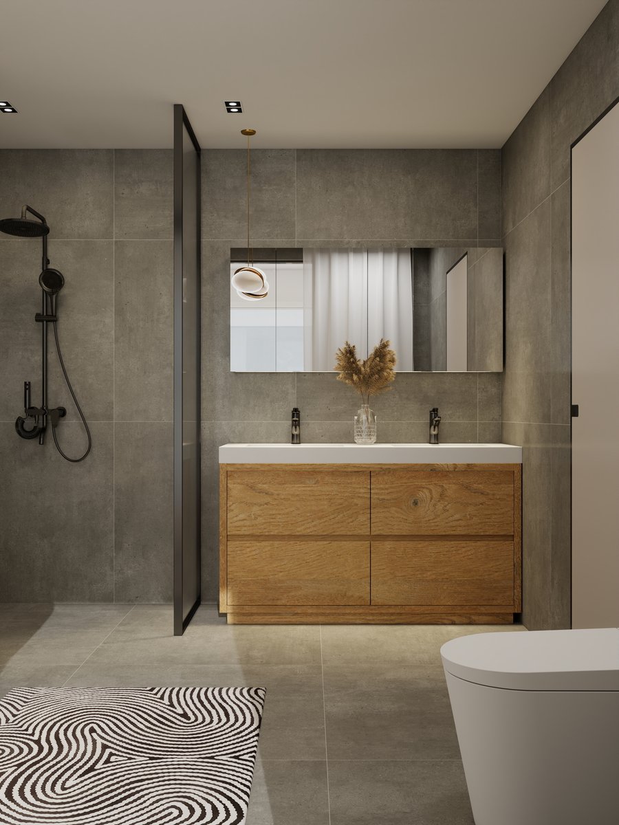 TONA_Bath's tweet image. 🛠️ Designed to Last: A Pro&apos;s Bathroom Guide
Smart layout, heavy-duty storage &amp;amp; pre-planned plumbing. Fluted glass partition for elegant wet-dry separation.
→ Vanity: TONA Angela
→ Bathtub: TONA Viking
#BathroomDesign #DurableDesign #TONA
