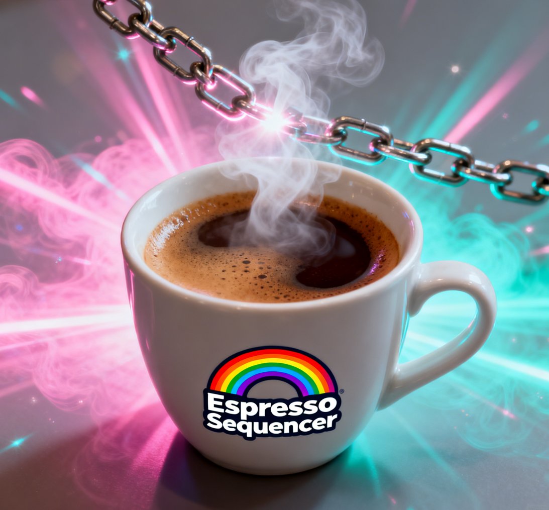 DigitLens's tweet image. An espresso morning with Honey. A cup of espresso keeps you alert all day! If only cross-chain DeFi were as smooth as swiping a credit card! Espresso Sequencer: A faster, more secure, and truly composable cross-chain future is here! The future belongs to espresso @EspressoSys