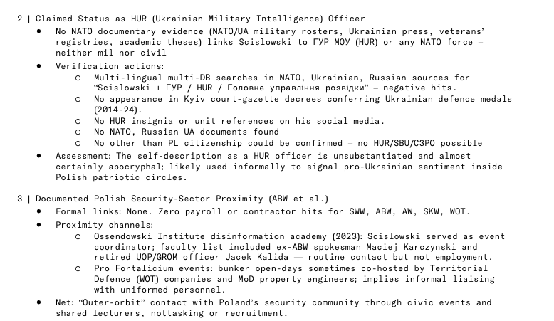 daggercomplex's tweet photo. .@pnisztor forward this to this idiot #piotr #Scislowski, son of Jan/Anna and ask him not to pretend to be a HUR officer. STOLEN VALOR is punishable under the StolenValorAct / UCMJ resulting in up to 5y of confinement. MilCode, so in wartimes SV may result in capital puishment https://t.co/rsSPnELDBT