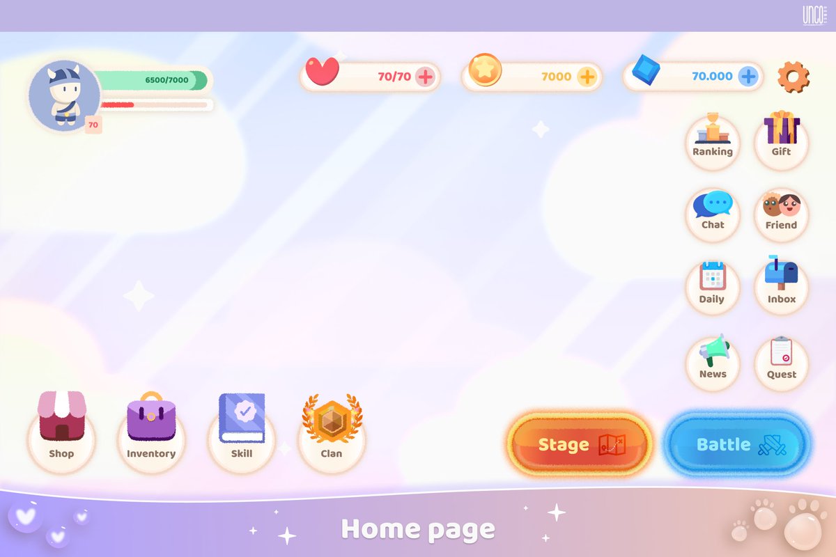 HivaFsa's tweet photo. For anyone looking for a UI asset, I just published my GUI pack on Unity Asset Store, currently 50% off!

A creamy, friendly style that I think is a great fit for casual or RPG games.
(A free GUI pack is coming soon, stay tuned)

Check out here:
https://t.co/LrxUVlCnv4

#UI #game https://t.co/EXpTx7CyOz