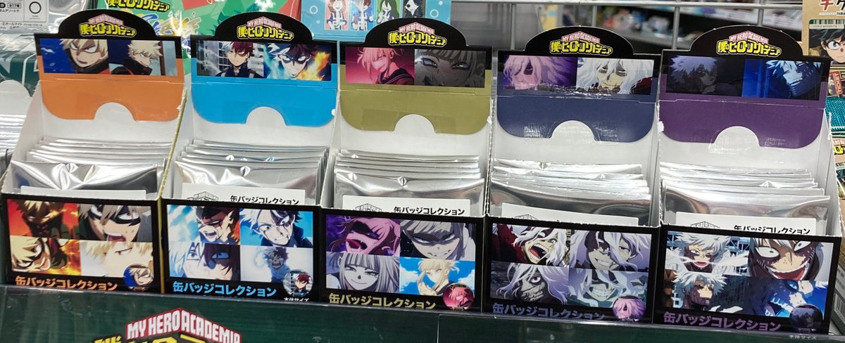 グッズ入荷情報】 「僕のヒーローアカデミア 缶バッジコレクション