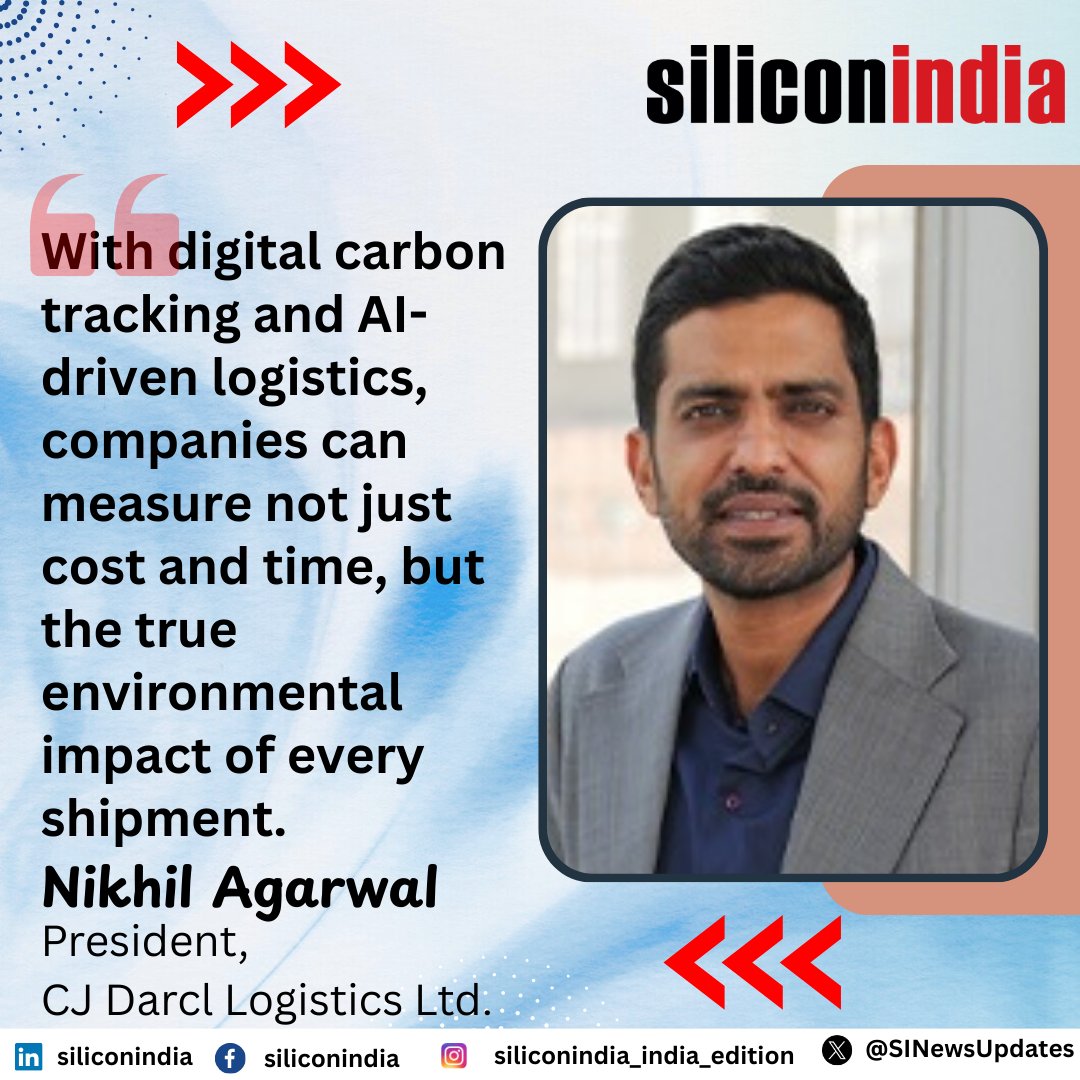 SINewsUpdates's tweet image. Revolutionizing Multimodal Freight with Sustainable Digital Frameworks

Nikhil Agarwal, President, @CJ_Darcl

Read More:lnkd.in/dY5CqiHr

#SustainableDigitalFrameworks #AIbasedanalytics #logisticssystems #technologicalinnovation #sustainablelogistics #digitaltransformation