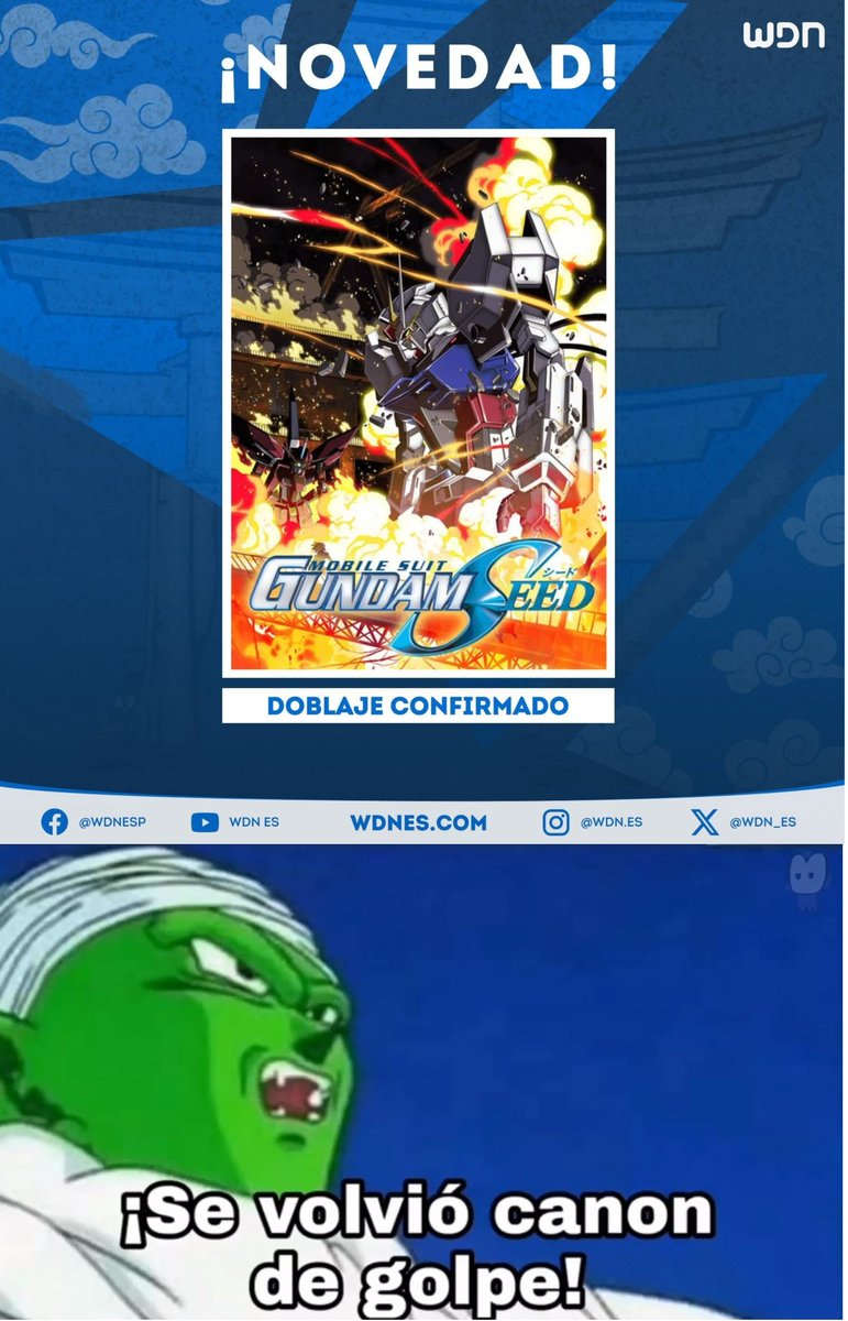 AdoriYakuwari's tweet image. Se volvió canon al fin 
Gundam seed con doblaje cabrones, #gundamseed #doblaje #anime #gundam