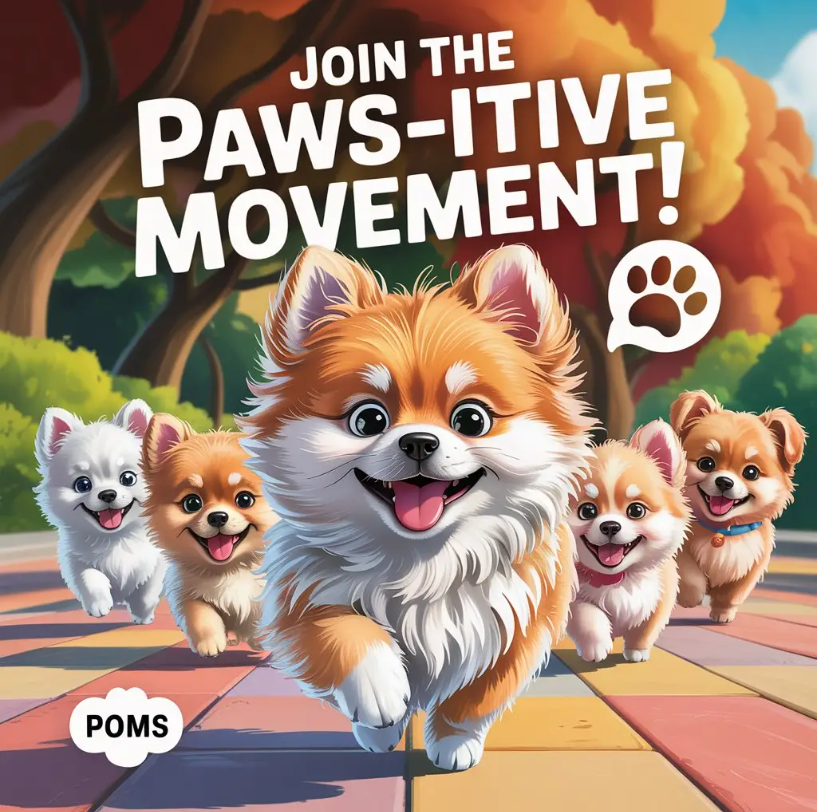 Join the Paws-itive Movement! 🐾
POMS is one of the most active crypto communities, powered by dog-lovers globally!

We combine support for the cryptocurrency industry with a crucial mission: animal adoption!

Active, global, dog-loving community

Mission to adopt animals

Ready