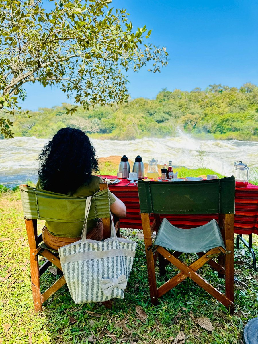 Breakfast on top of Murchison Falls is breath taking and <a href="/SambiyaLodge/">Sambiya River Lodge</a> beautifully puts that's together for you on their package. Photocredit <a href="/alema_harold/">🅰🅻🅴🅼🅰</a>