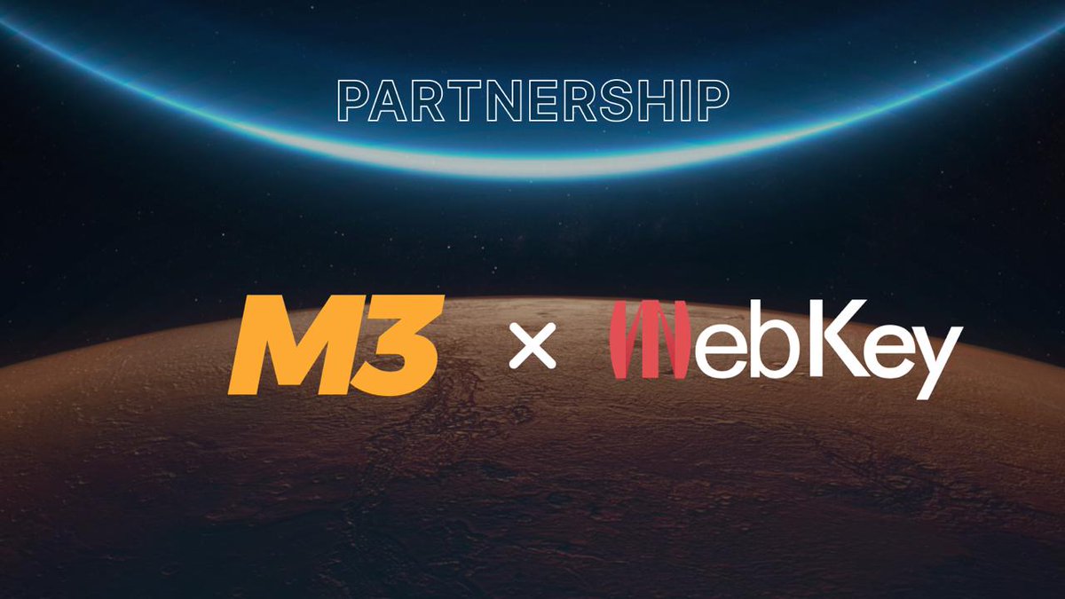 M3DAO_global's tweet image. 🚀 M3 DAO x WebKey Partnership 🚀

We are excited to announce our partnership with @DePIN_WK! Together, we’re empowering the decentralized future with WebKey — the first consumer-grade Web3 smart terminal. 📱💻

WebKey seamlessly integrates trusted hardware, blockchain networks,…