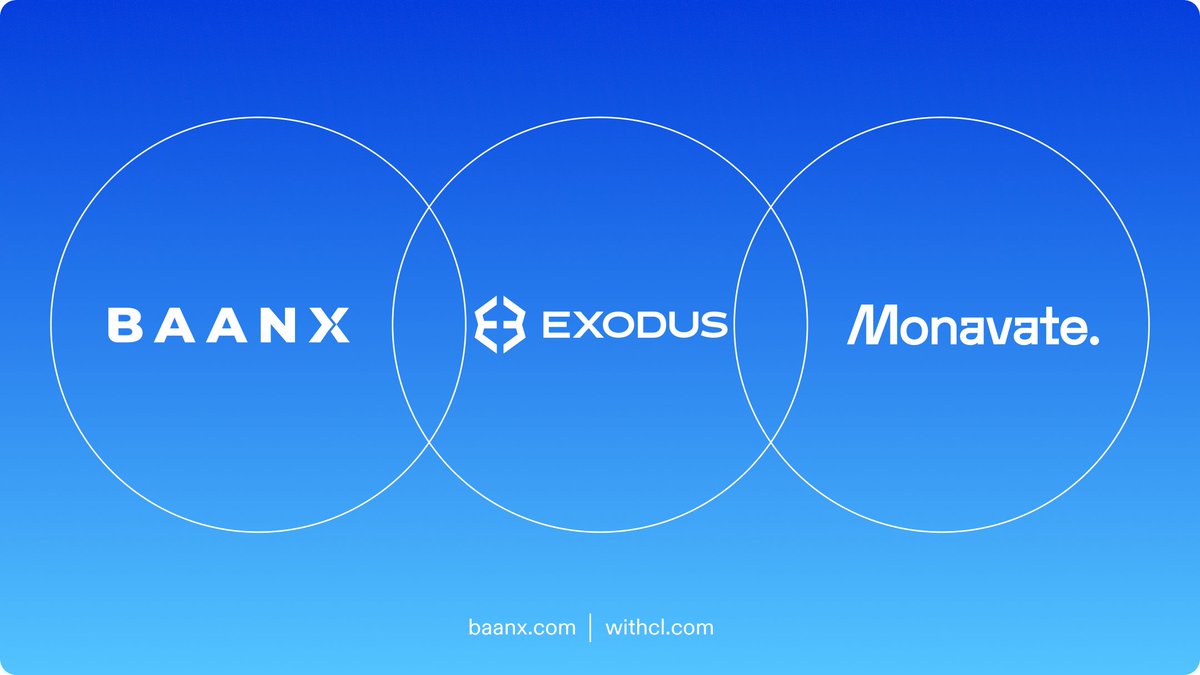 After powering some of the biggest payment programs in crypto, we’re excited to share that <a href="/BaanxGroup/">Baanx Group</a> and <a href="/Monavate_News/">Monavate</a> have entered a definitive agreement to be acquired by <a href="/exodus/">Exodus</a>!