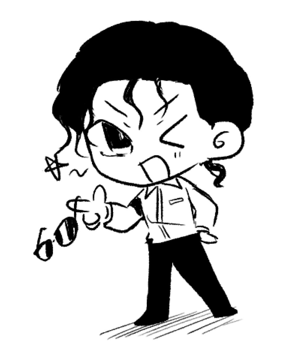 biitan00's tweet image. #MichaelJackson #마이클잭슨 #mjj #Michael #mjart 

이런 느낌으로 간단하게 마저씨 스티커 만들고파