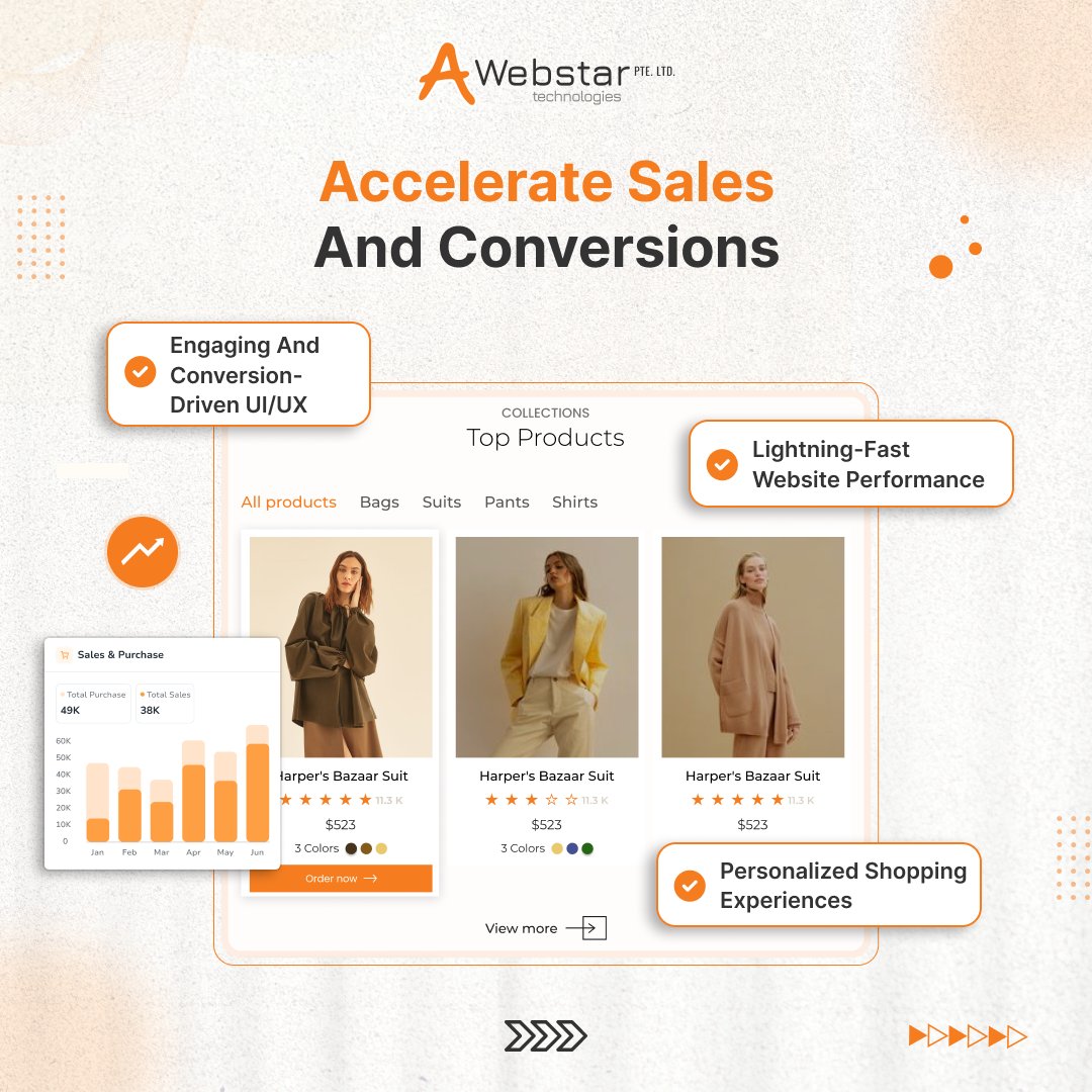 Awebstarsg's tweet image. 🚀 Ready to accelerate sales and boost performance with #EcommerceDesign that truly converts?

✨ Conversion-driven #UIUX
⚡ Lightning-fast #WebsitePerformance
👉awebstar.com.sg/ecommerce-web-…
📞 Contact us: +6569099163

#Awebstar #WebDesignSG #EcommerceSolutions #DigitalInnovation