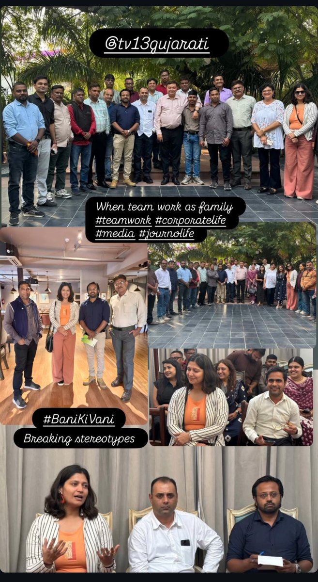 One more successful event n Direct one to one interaction with #team  <a href="/tv13gujarati/">TV13 Gujarati</a> #teamwork #media Breaking stereotypes #BaniKiVani